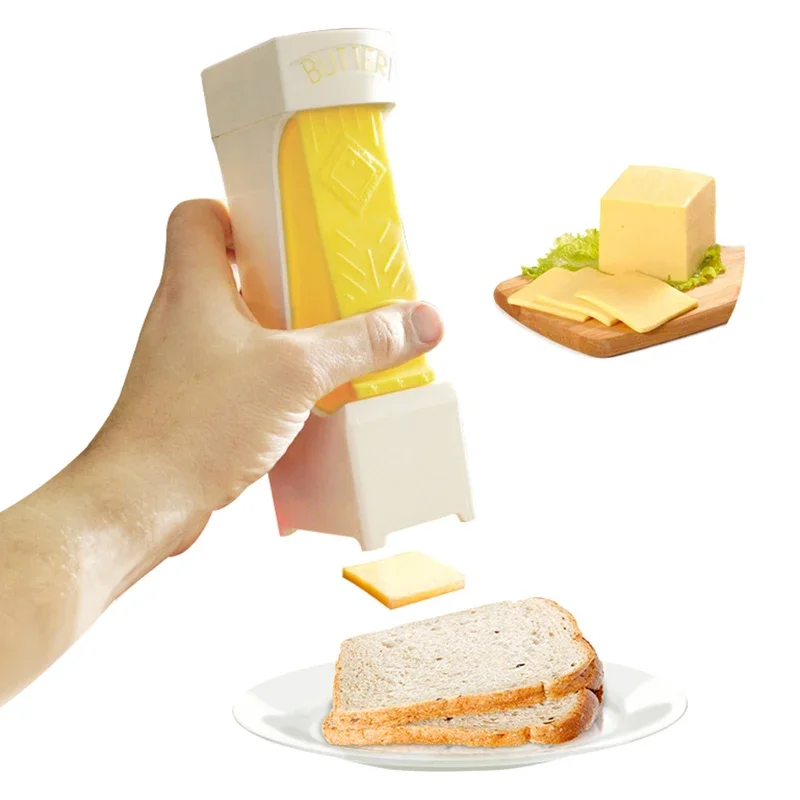 New 1Pcs Stick Butter Cutter Butter Slices Convenient Stores Butter Slicer Toast Shredder Chocolate Kitchen Tools Slicer