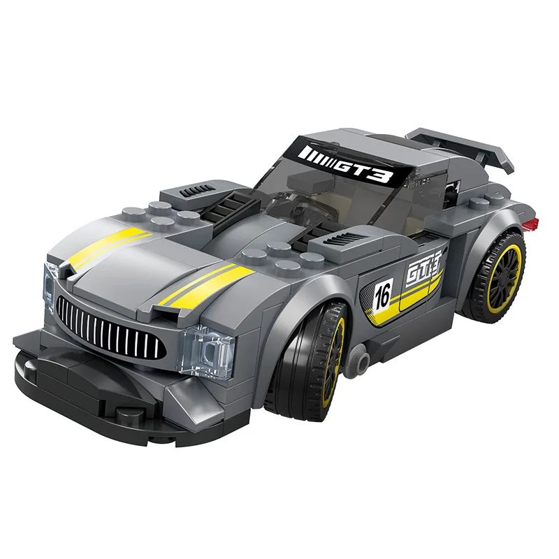 Speed Champion Germany Supercar Building Block Benz Super Sport Car GT3.0 Vehicle Bricks Fiesta Racing Toys Collection For Gifts