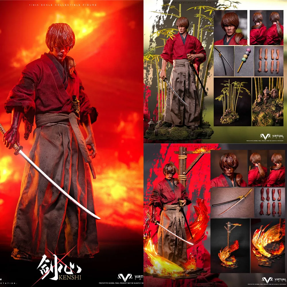 VTSTOYS VM-043 In Stock 1/6 Scale Collectible 12 inches Full Set HIMURA KENSHIN Action Figure Model Toys for Fans Holiday Gifts