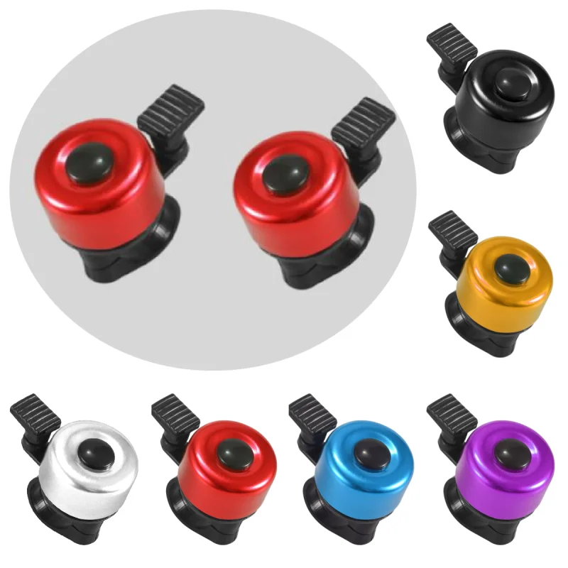 Cute Small Bicycle Bell Aluminum Alloy MTB Bike Safety Warning Alarm Cycling Handlebar Bell Ring Bicycle Horn Cycling Accessorie