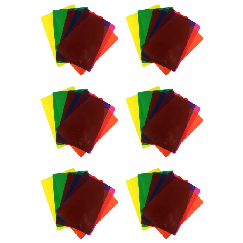 

36Pcs Colored Overlays For Dyslexia, Dyslexia Reading Strips For Dyslexia Irlens, ADHD And Visual Stress, 11.7X8.3Inch