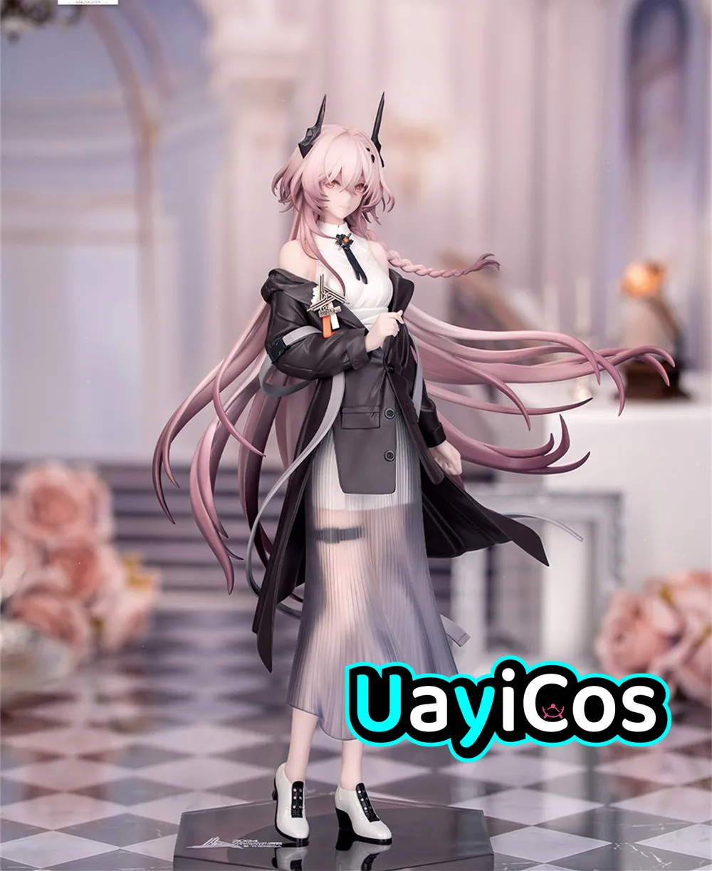 

In Stock Original Arknights Logos Theresa PVC 24cm Stuffed Plushies Doll Clothes Ornament Anime Figure Game Toy Kids Gifts Cospl