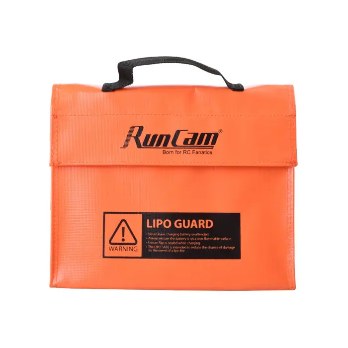 RunCam Lipo Guard Battery Safety Bag Fireproof Explosion‑proof Storage Bag For RC Lipo Battery Charging & Storage Protection