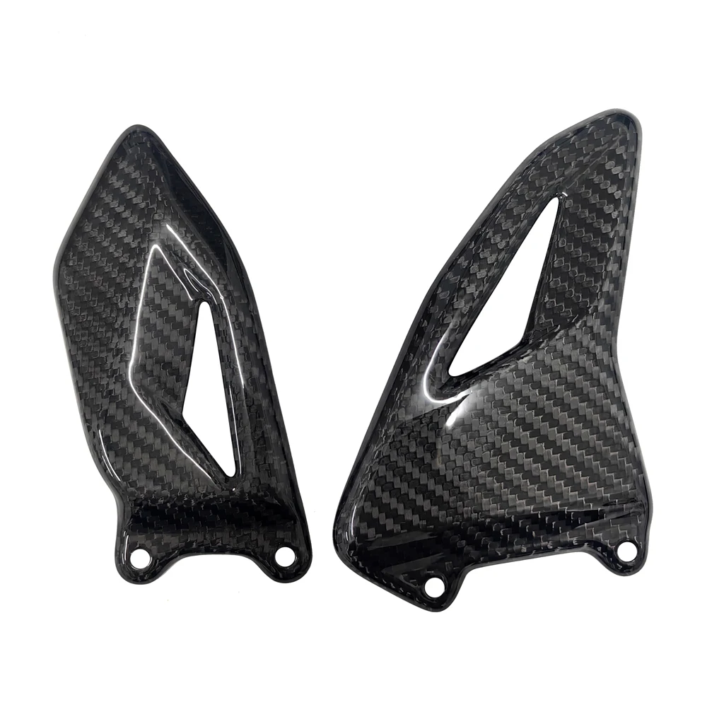 Motorcycle Carbon Fiber Foot Pedal Heel Protector for Suzuki GSXR 1000 2017-2024 GSX-R1000 2017-2024