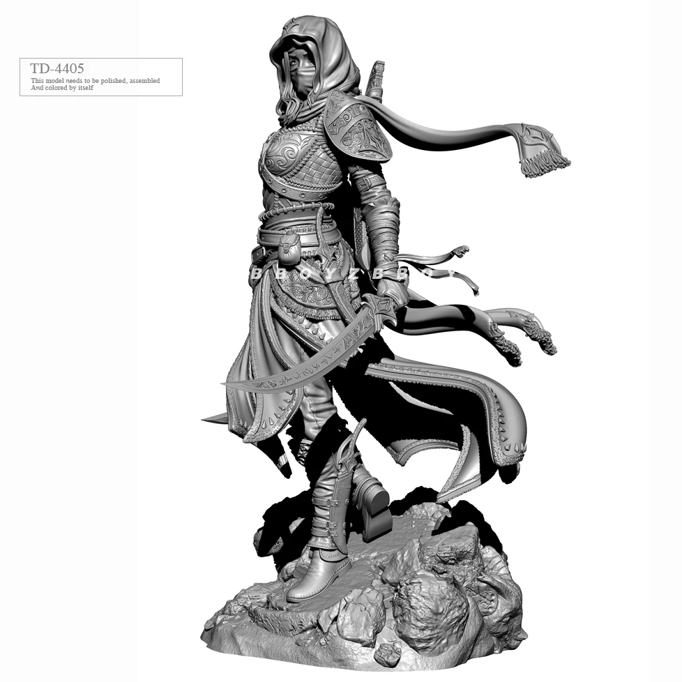 50mm 75mm Resin model kits figure beauty colorless and self-assembled （3D Printing ） TD-4405/3D