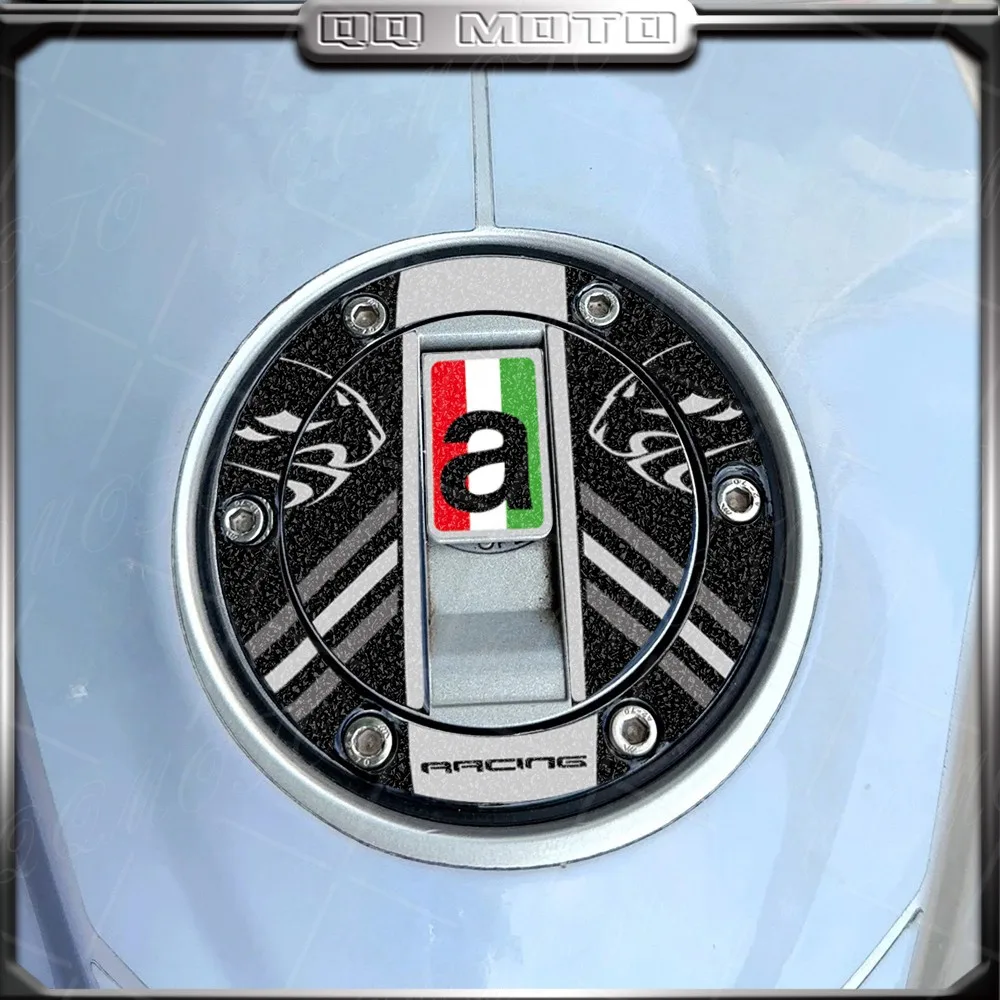 For APR Tuono V4 RS 50 125 150 RS660 457 RSV4 Shiver750 900 Motorcycle Tank Cap Sticker Cap Cover Protector Decal Accessories