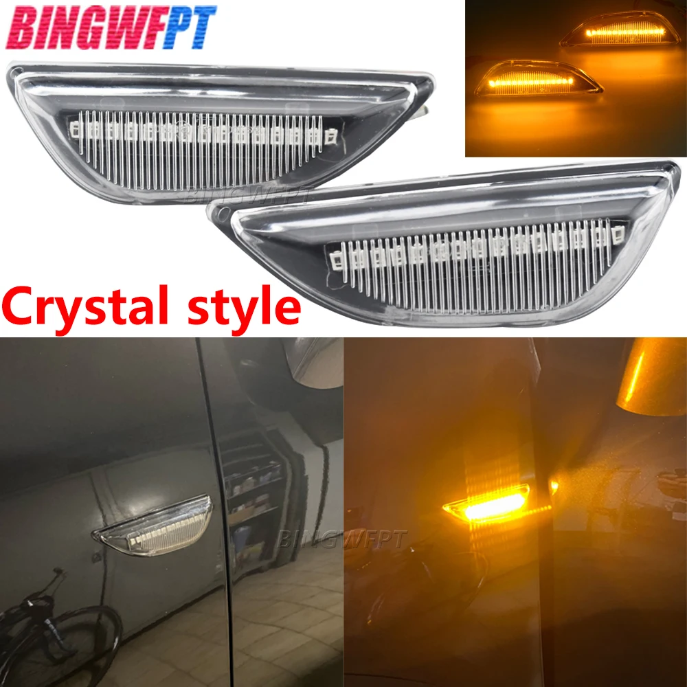 For Opel Mokka Mokka X Chevrolet Trax Buick Encore 2013-2020 2PCS Led Dynamic Side Marker Turn Signal Light lamp