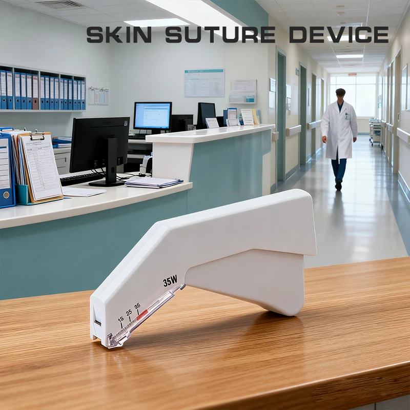 

35W Disposable Medical Skin Stapler Surgery Sterile Skin Stitching Nail Puller