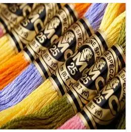 oneroom French DMC Floss Embroidery Floss Thread Yarn--447 Pieces Old Colors + 16 Pieces New  DMC color