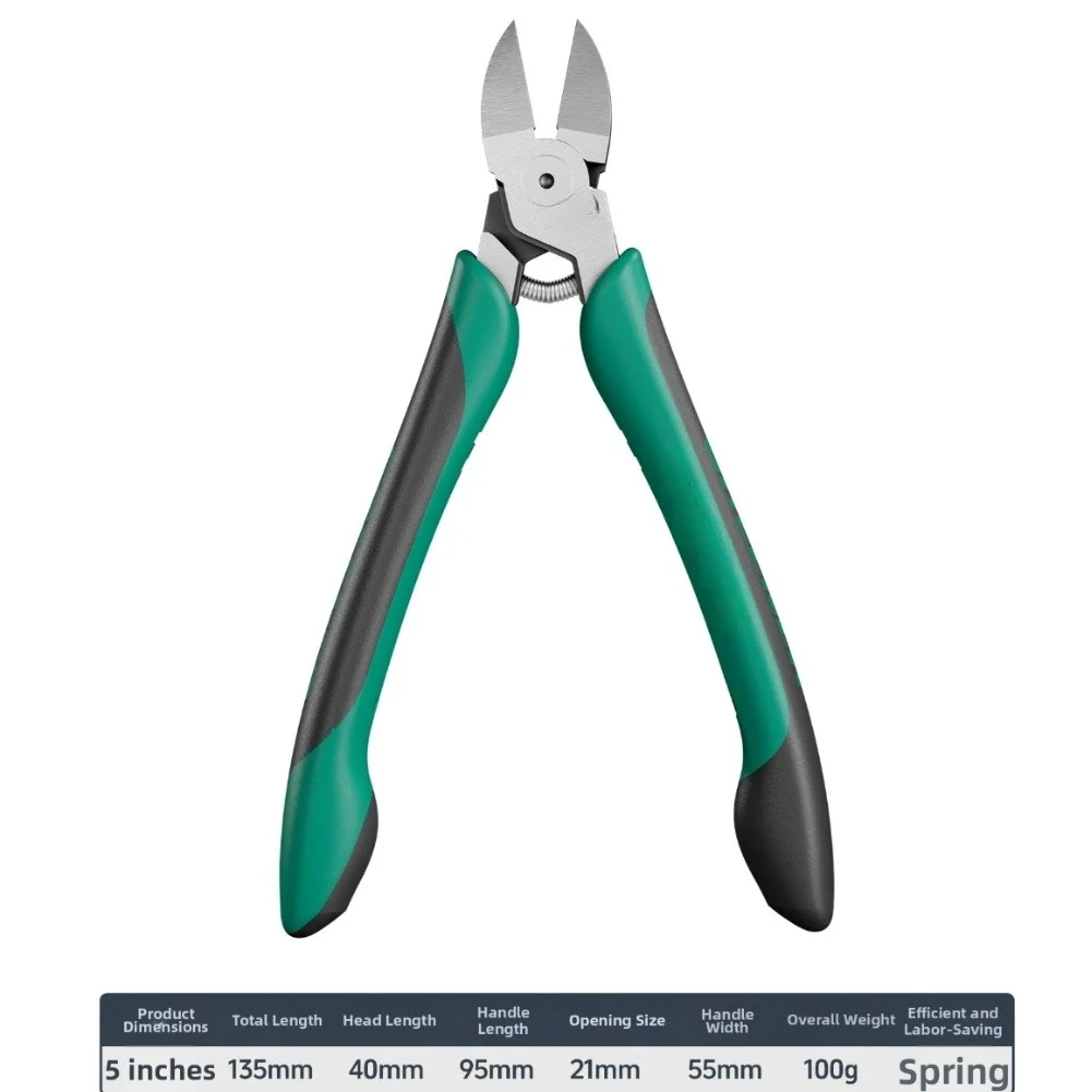 Diagonal Pliers Industrial Ultra Thin Tip Diagonal Pliers High Hardness Side Cutter Electrician Wire For Electronic Model Repair