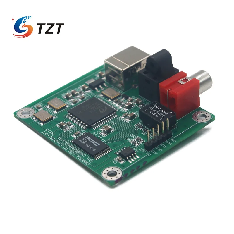 

TZT CM6631A 24bit/192khz USB to Coaxial and Optical fiber SPDIF and I2S by LJM New version