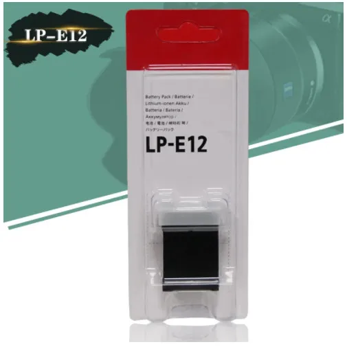 New Battery 875mAh LP-E12 Battery For Canon Durable EOS100D M M2 M10 M50 M100 EOS Kiss X7 Rebel SL1 Mobile Phone Batteries Tools
