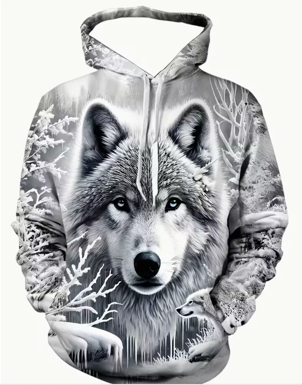 عارضة هود البلوز 3D طباعة هوديي كاوبوي كم طويل الشارع الشهير البلوز المتضخم البلوز رجل مقنعين هوديس