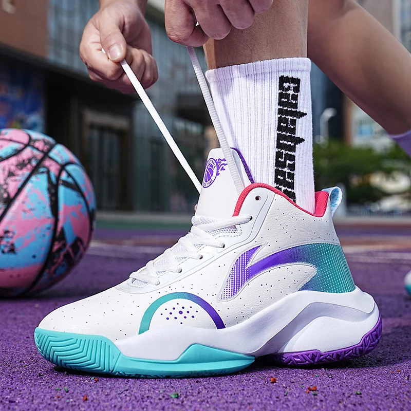 

Youth Shoes Men's Basketball Shoes Men Cushioning Hombre Male Basket Homme Comfortable Basketball Sneakers Zapatos Mujer