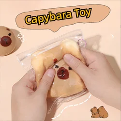 1PC Funny Squeeze Toy Slow Rebound MIni Capybara Cute Decompression Doll Soft Mud Stress Relief Release Anxiety Toy Toy