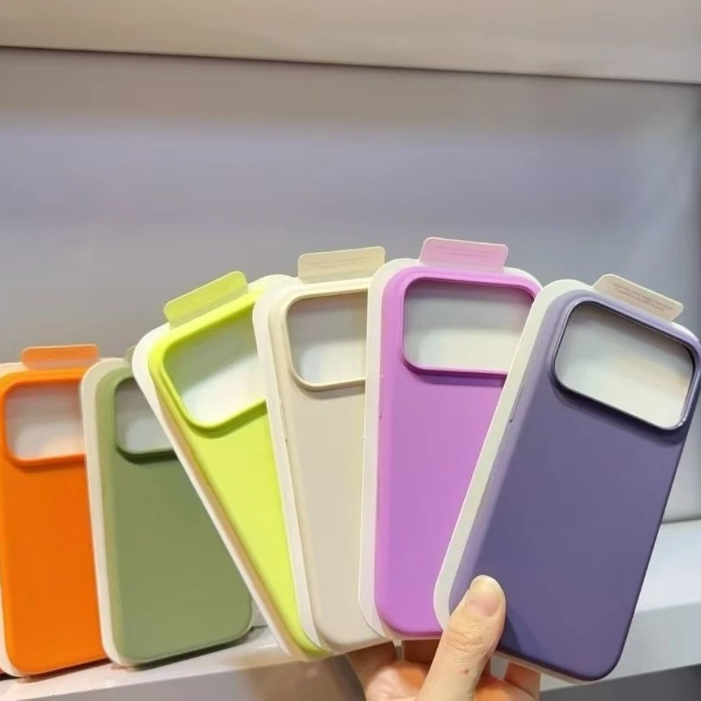 Offizielle Flüssigsilikonhülle für Apple iPhone 18 Pro Max 17 Pro 17 Air mit AI-Knopfanimation für MagSafe kabelloses Laden