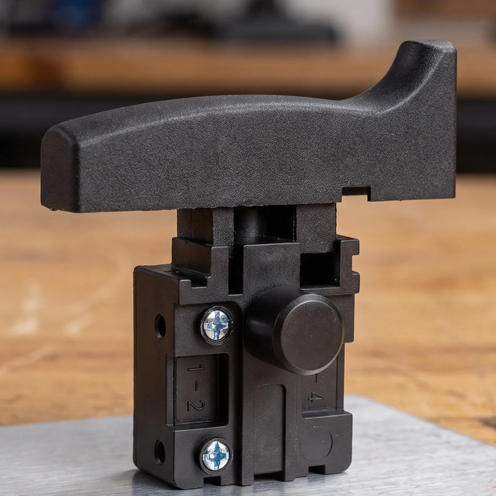 Ergonomic Handheld Chainsaw Trigger Switch Lock Button Replacement Electric Saw Parts Switch Assembly Tool