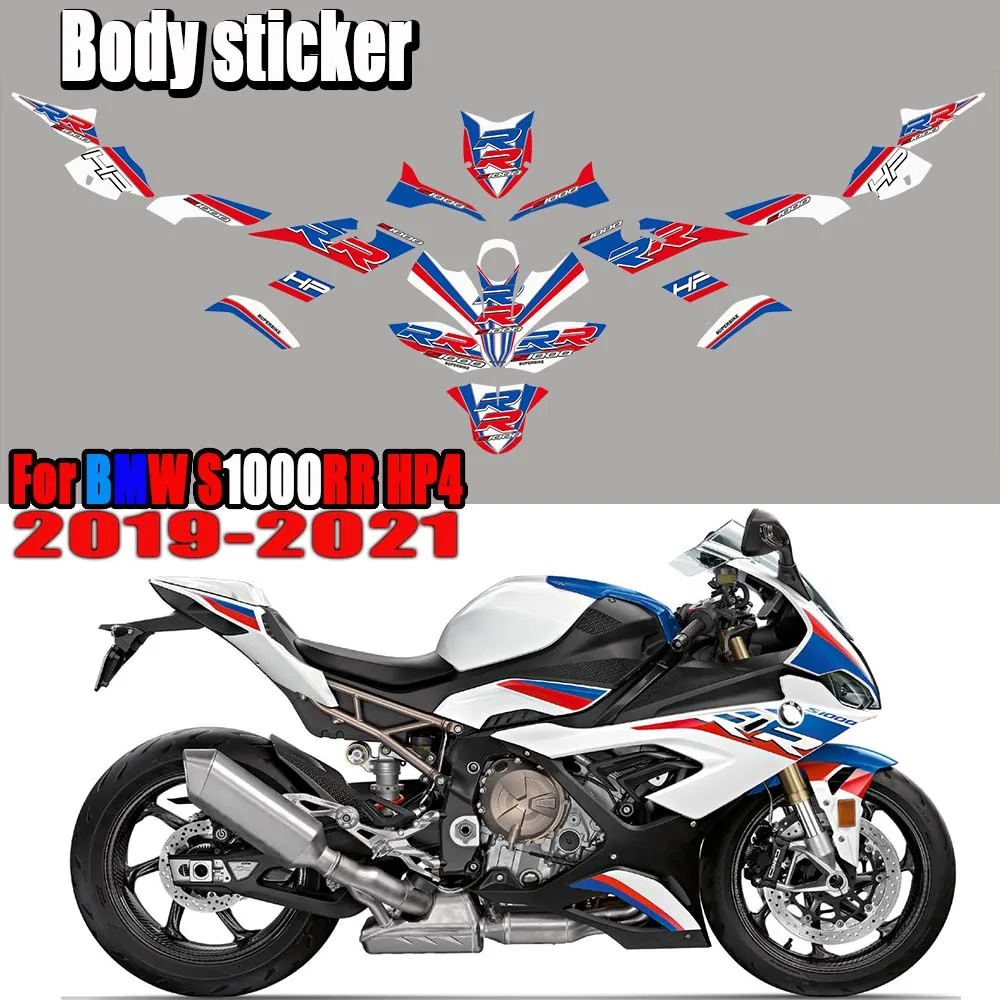 For BMW S1000RR S 1000 S1000 RR HP HP4 Motorcycle Stickers Windscreen Windshield 2019 2020 2021 Protector Fairing Tank Pad Knee