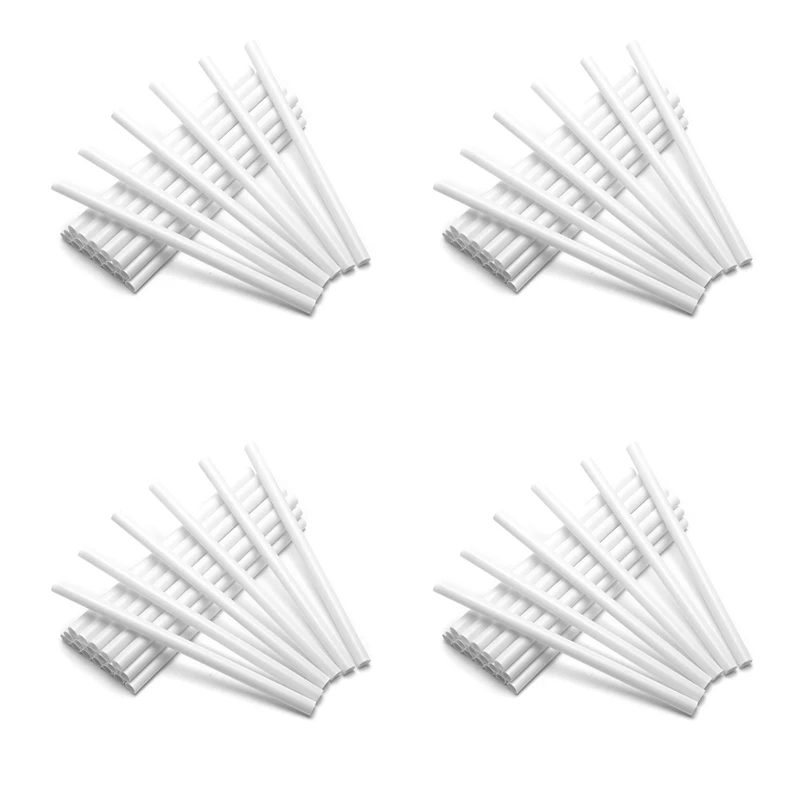 

200 Pieces Plastic White Cake Dowel Rods For Tiered Cake Construction And Stacking (0.4 Inch Diameter 9.5 Inch Length)