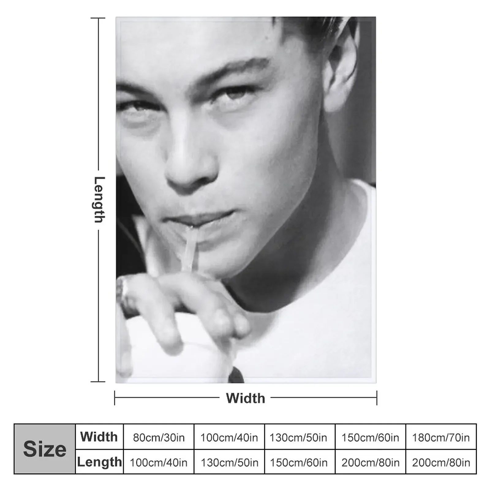 Leonardo DiCaprio young Throw Blanket Luxury Travel Sleeping Bag Blankets