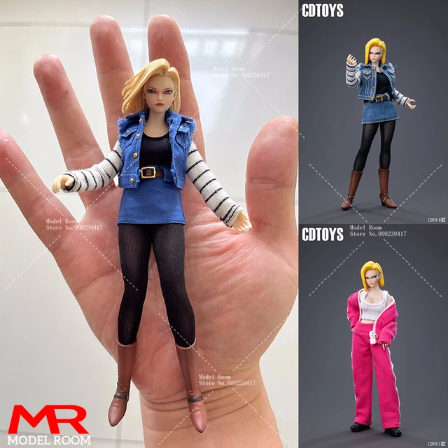 CDTOYS-シームレスアクションフィギュア,1/12スケールの楽器,Android 18,ポイントの組み合わせ,6インチの女性の兵士のシームレス なアクションフィギュア - AliExpress 26