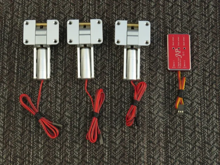 ER150 M4 12-17 kg / ER120 M3 4 kg Einziehbarer Motor für JP Hobby Flugzeuge – Vollmetall-Elektro-Einziehmechanismus für DIY-Projekte – Detail 11