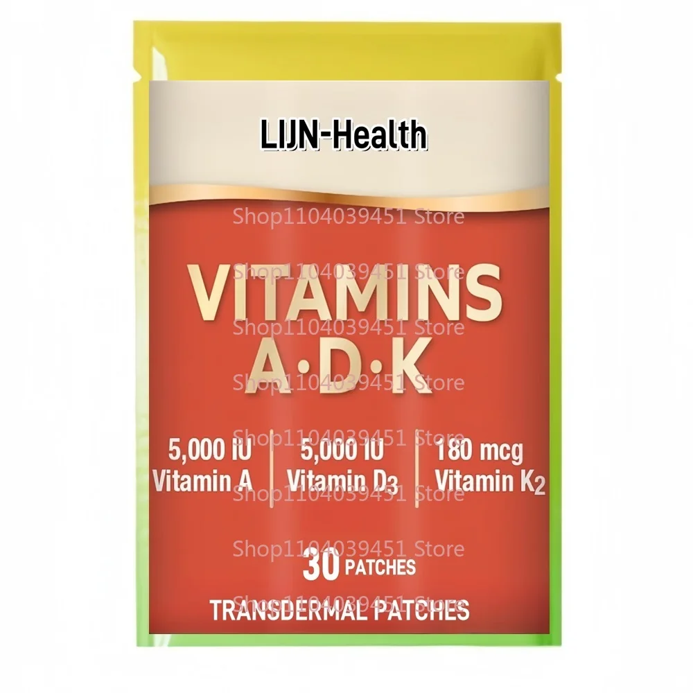 30 parches de vitamina A y vitamina D3, parches transdermicos de vitamina K2 apoyan la salud inmunológica