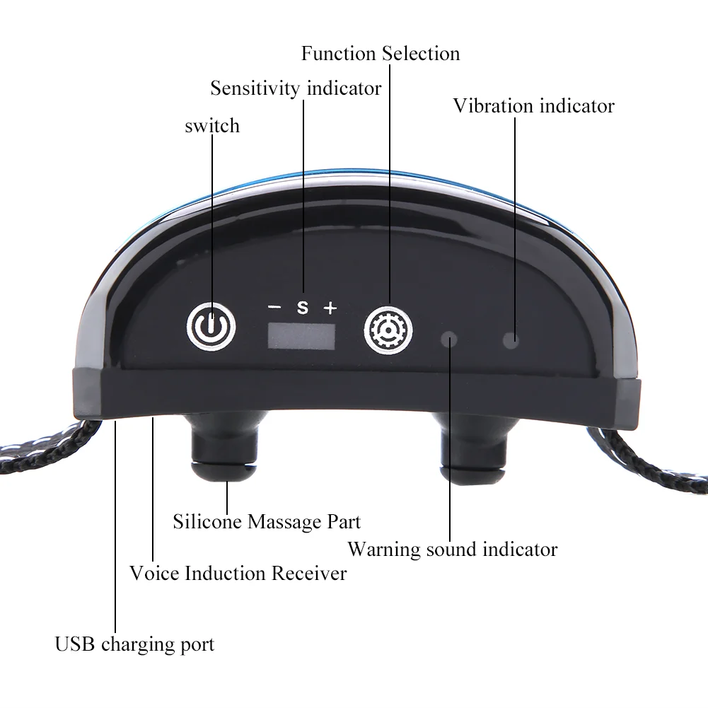 Dog Anti-Barking Collar Training Collars Without Shock Dog Barking Control Device Rechargeable Waterproof 7 Sensitivity Levels