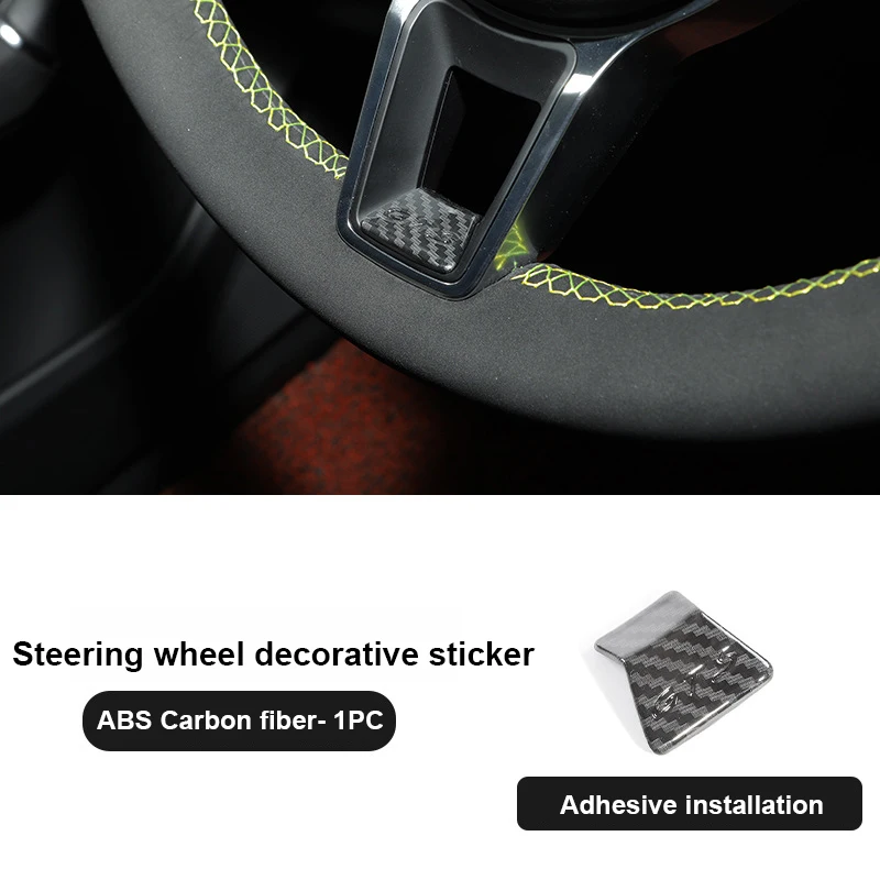 For Porsche Cayenne Macan Panamera Car Emblem Badge Steering Wheel GTS Decoration Trim Sticker Interior Modification