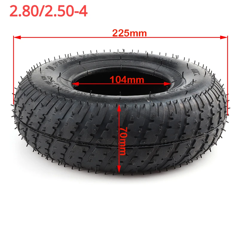 

For Gas / Electric Scooter ATV Elderly Mobility Scooter 2.80/2.50-4 Tire Inner Tube2.80*2.50-4 Tyre Accessory