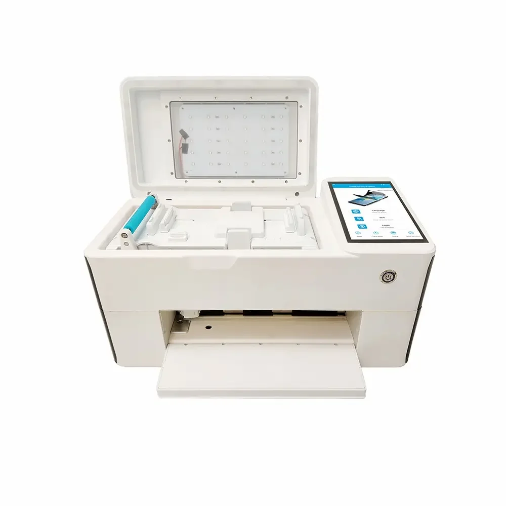 

No Middle Line Automatic Film Laminating Tpu Hydrogel Screen Protector Film Cutting Machine