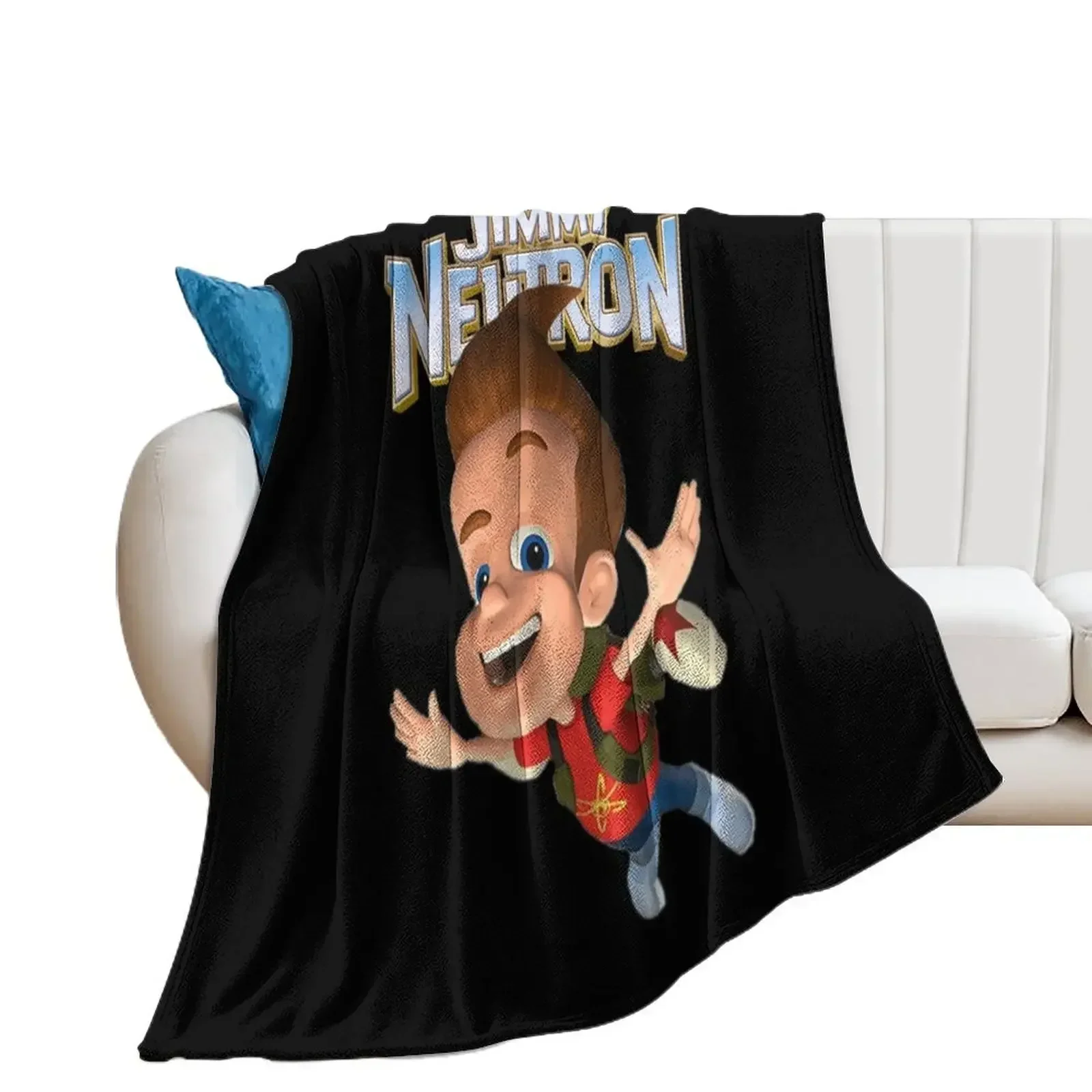 Jimmy Neutron Gotta Blast! Throw Blanket Hairy Retros Blankets