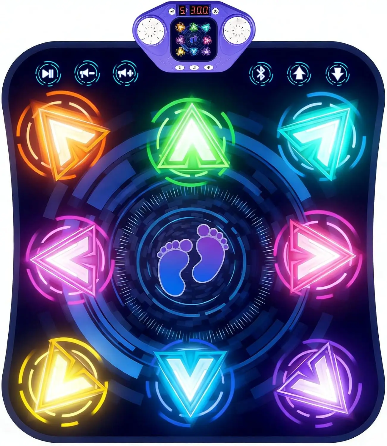 

Светодиодный танцевальный коврик с Bluetooth, 3 игровые режима для детей 4-8 лет, улучшает координацию