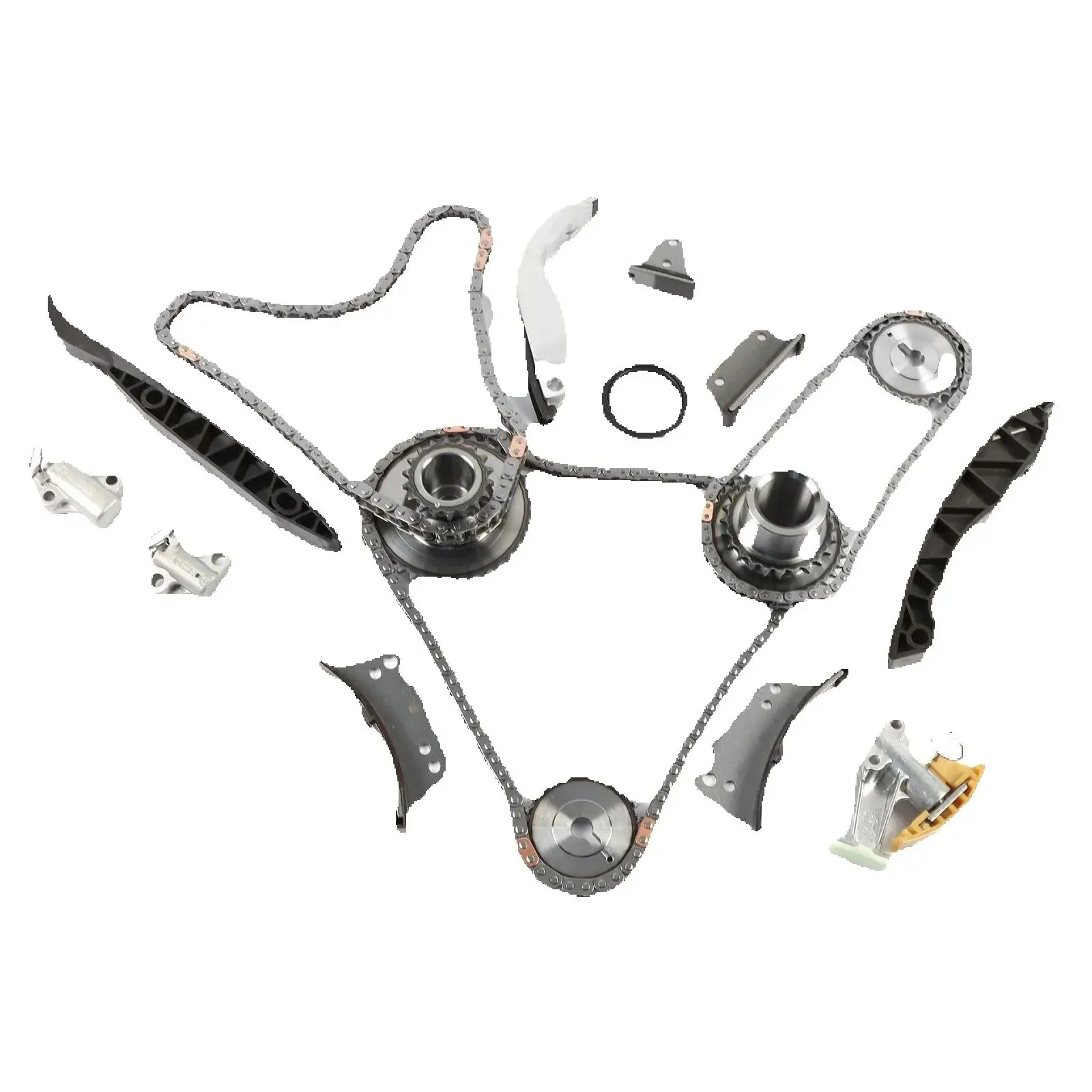 

1 комплект цепи ГРМ 243504A020 для Hyundai KIA 2001-2016 H1 Sorento MPV 2.5L D4CB