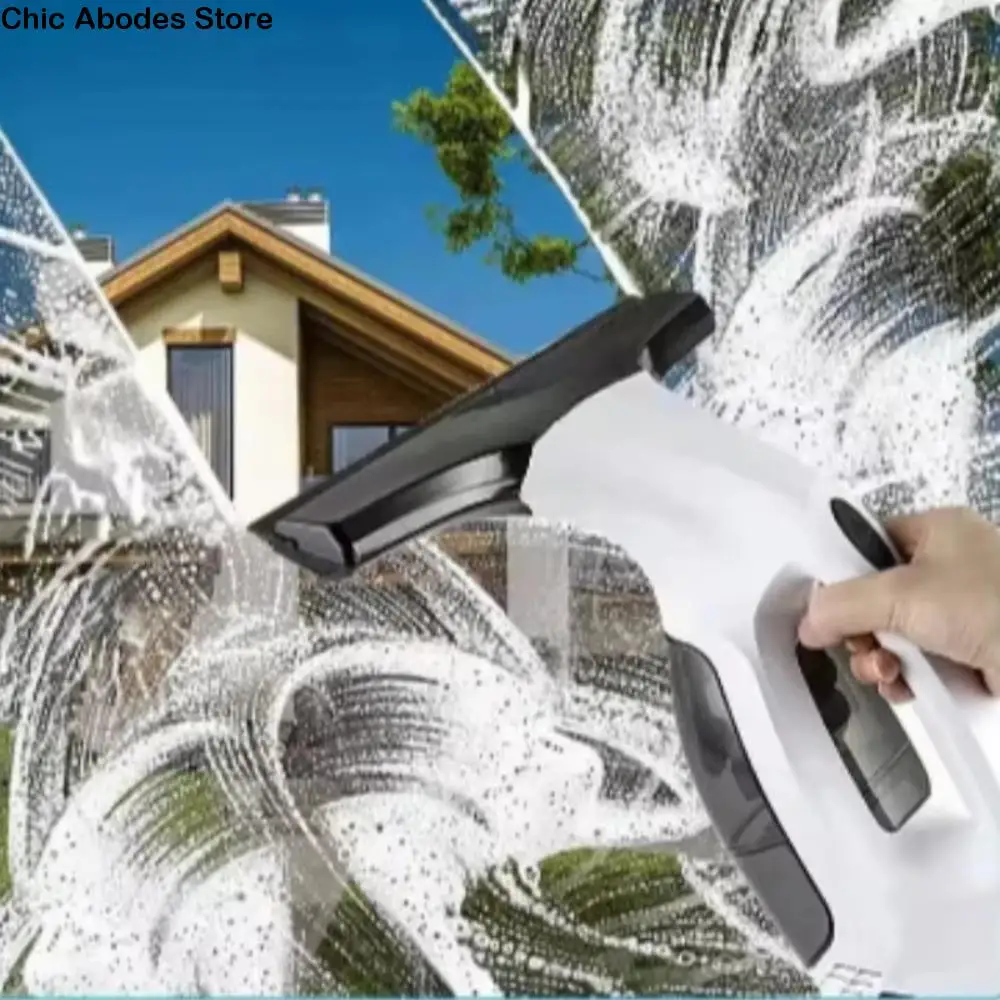 

Highly Efficient Electric Glass Cleaner Rechargeable Multifunctional Window Vacuum Cleaner Plastic Handheld Window Scrubber