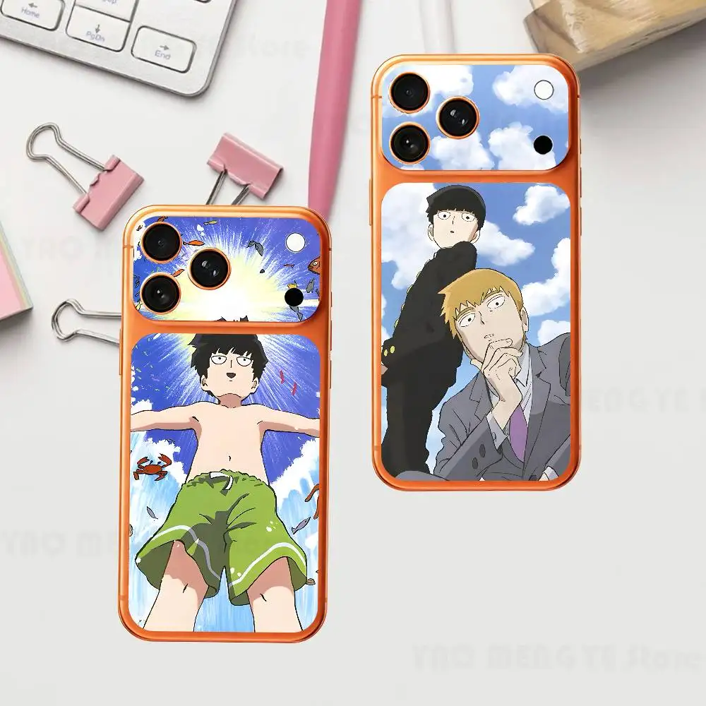 

Mob P-Psycho 100 For IPhone 17 Pro ProMax Full Back Cover Decal Wrap Skin Rear Protective Sticker Film