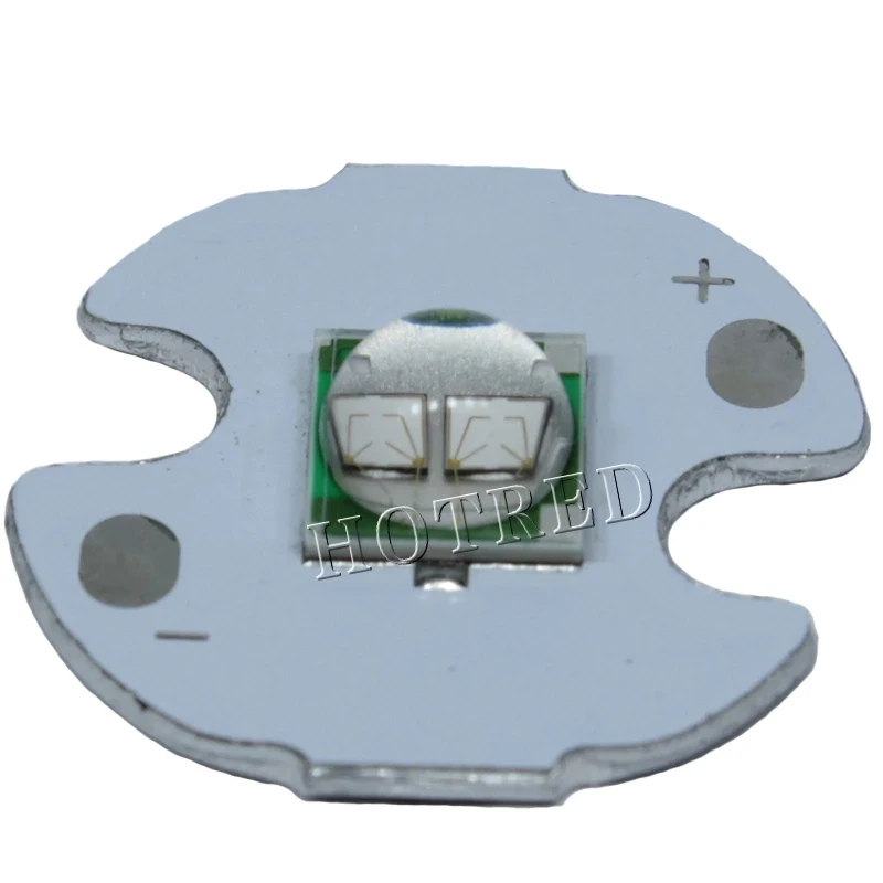 5PCS Epileds 5050 XML 5W UV Purple 395NM - 400NM Led Emitter Lamp Light 3.4-3.8V 1200mA On 8MM 12MM14MM 16MM 20MM PCB Board