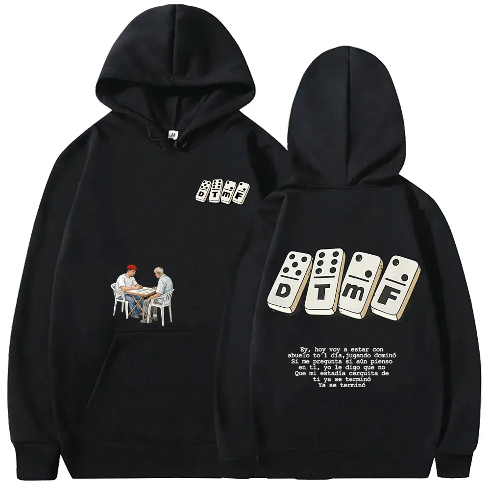 

Limited Rapper Bad Bunny Hoodie Debi Tirar Mas Fotos DTMF Album 2026 Hoodies Men's Women Hip Hop Fashion Oversized Streetwear