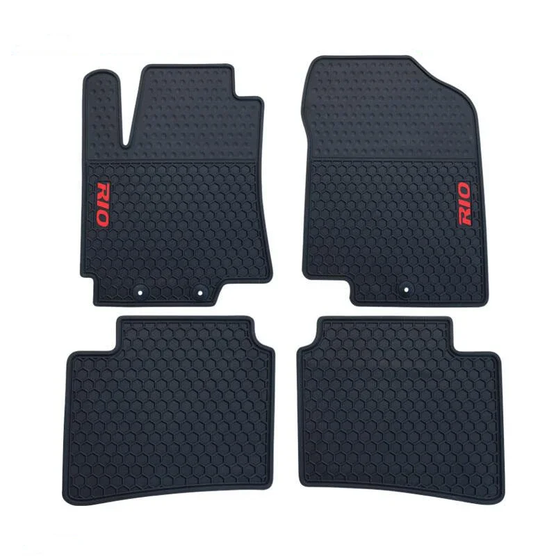 Car Floor Mats Car Mat Rugs Carpet For Kia Rio III 2011 2012 2013 2014 2015 2016 2017 Left Hand Drive