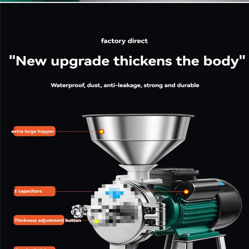 Commercial mills Corn grinder Aquaculture household grain mill Feed grinder Grinder