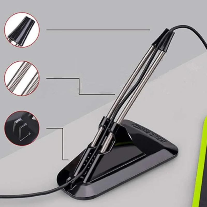 

Mouse Bungee Pro Gaming Cord Holder Clip Organizer Flexible Adjustable for Esports Professional Mice Gamer PC Accessories.