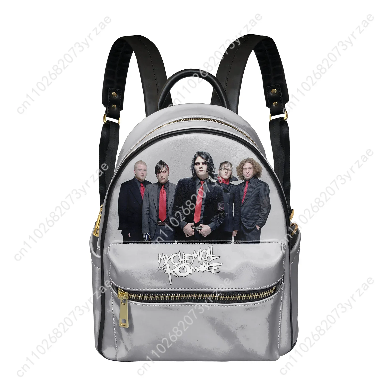 My Chemical Romance Backpack Mens Womens Knapsack Personalized Double Shoulder Bag Business Travel Bookbag Custom Made Daypacks