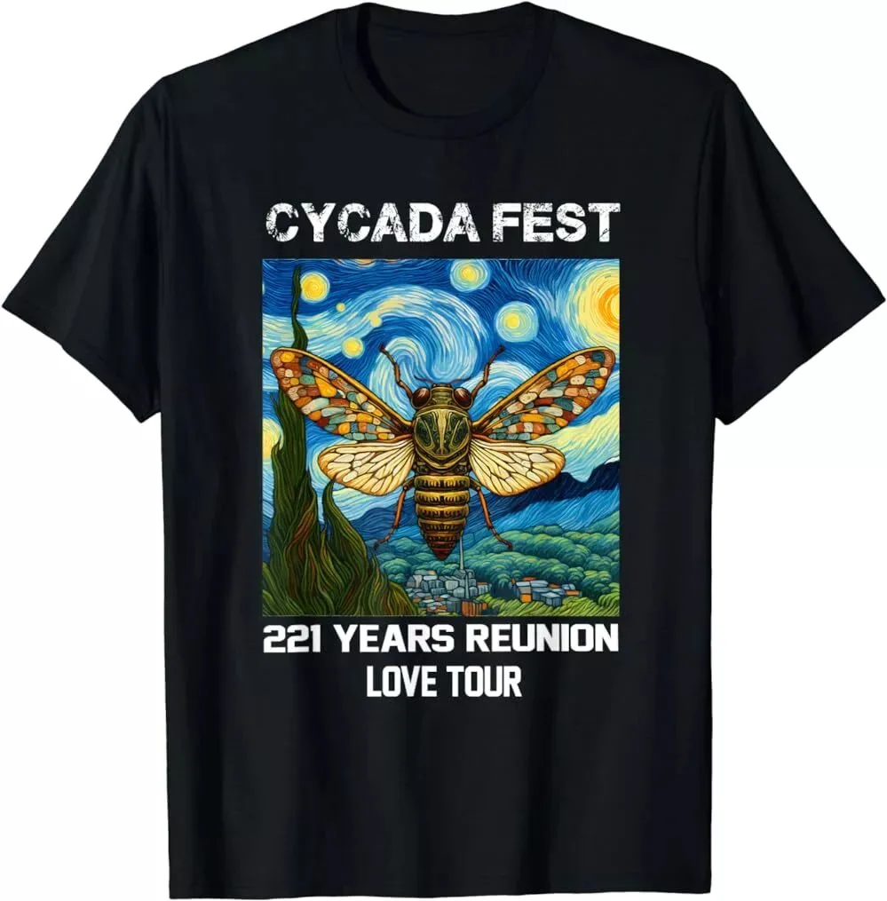 Cicada Fest 2024, Cicada Broods XIX & XIII Love Tour Unisex T-Shirt S-5XL