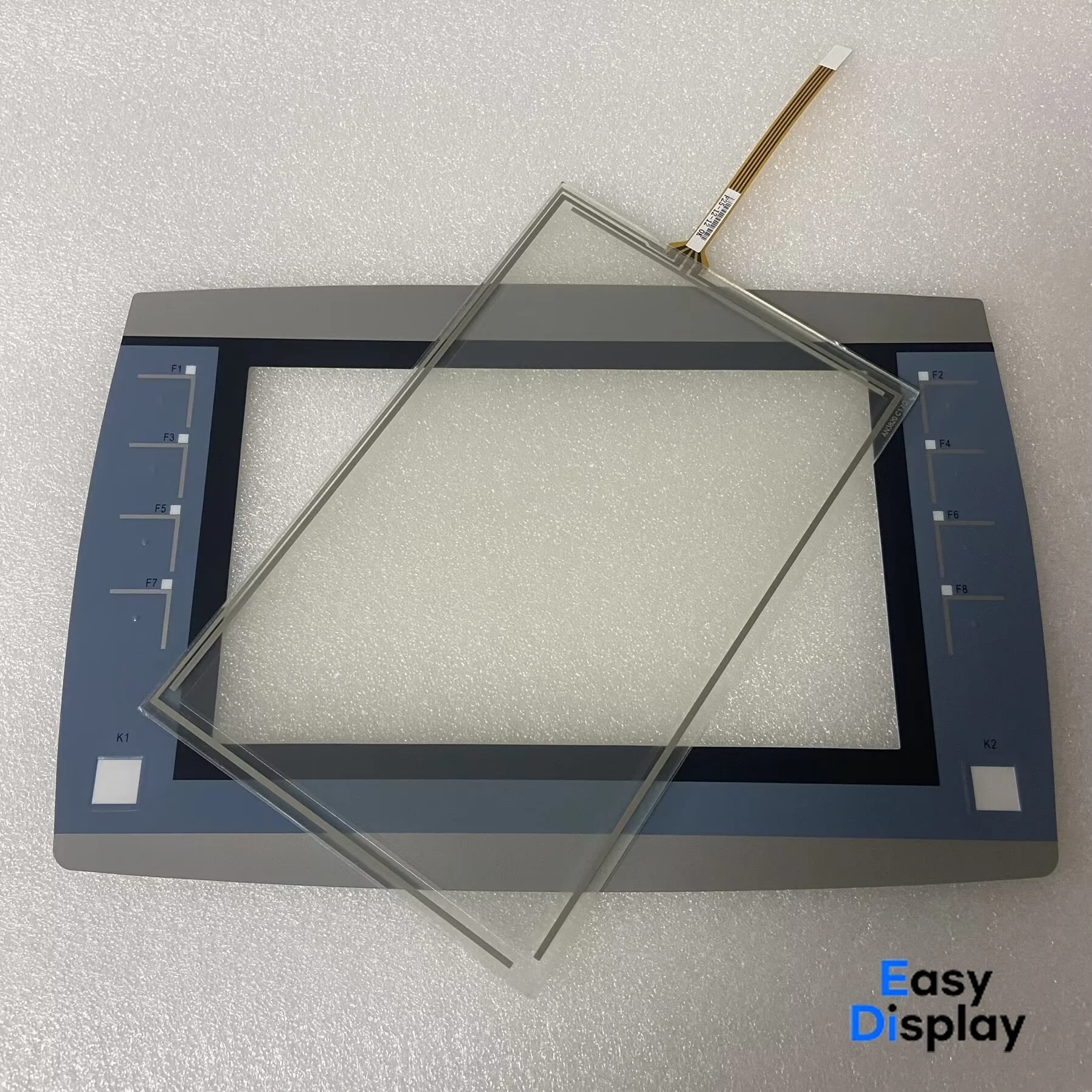 Touch Screen Panel Glass For KTP700F Mobile 6AV2125-2GB23-0AX0 + Overlay Film