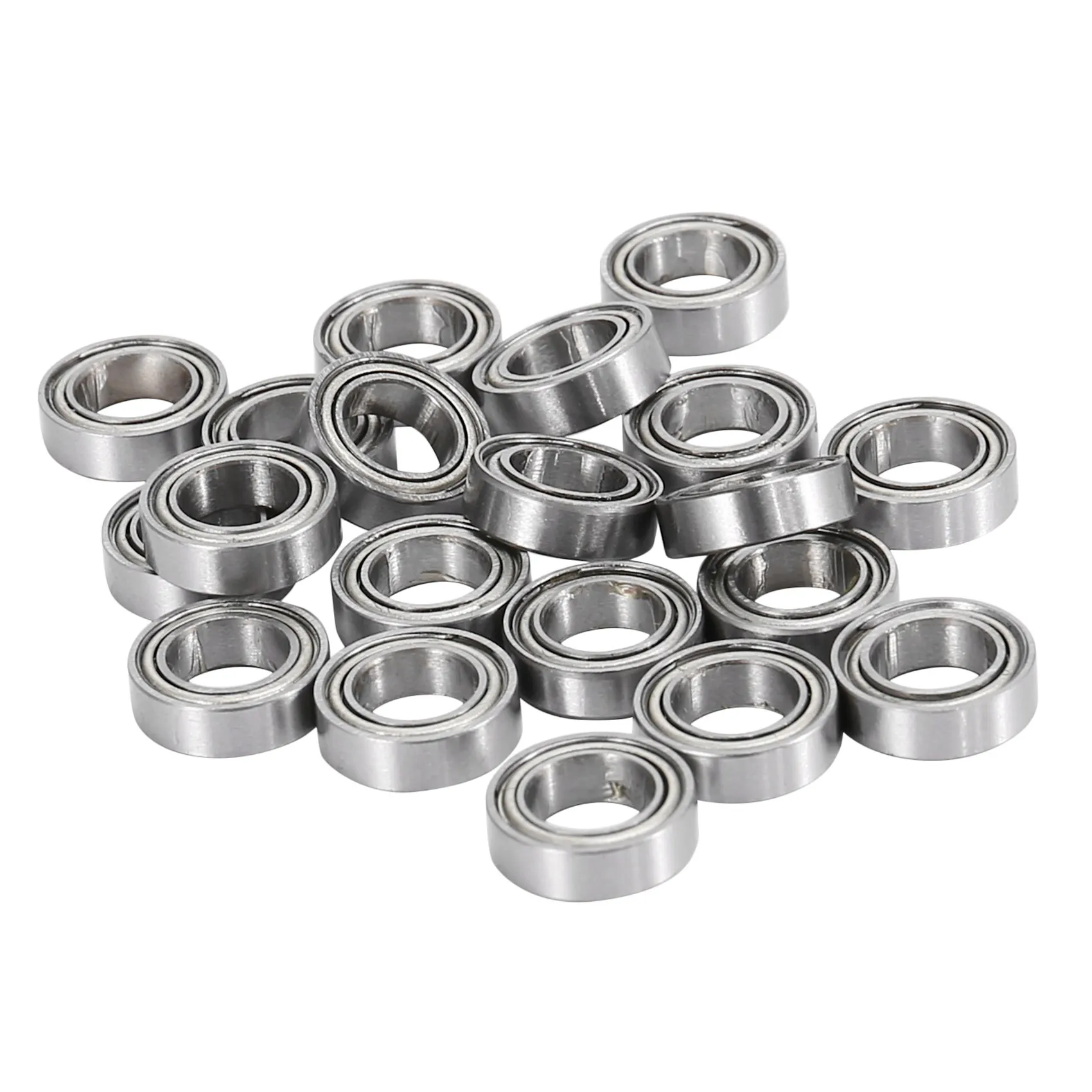 AD23-20Pcs MR106-ZZ Bearing 6 X 10 X 3Mm Metal Shielded Ball Bearing Pre-Lubricated With Grease Radial Ball Bearing