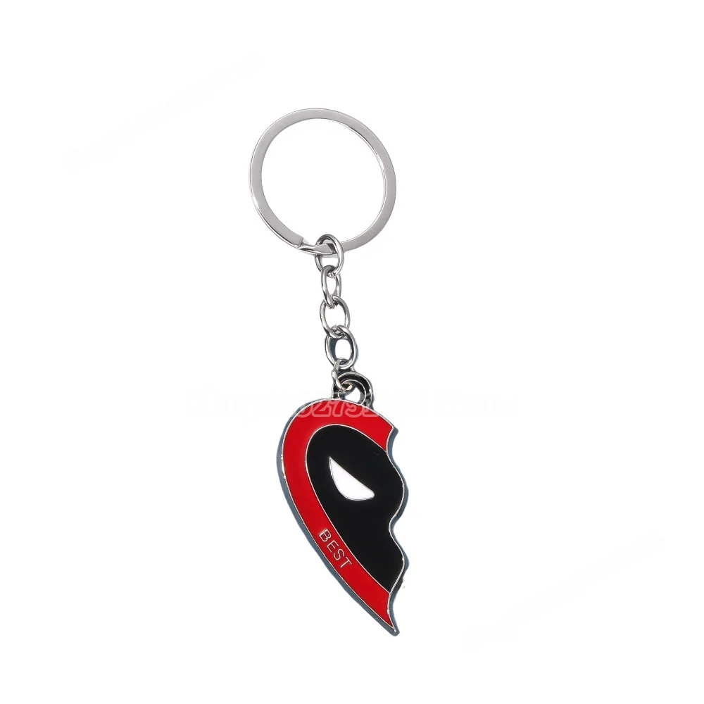 Deadpools & Wolverine Keychains Cartoon Figure Doll Keyrings Car Key Chains Cute Ring Girl Boy Schoolbag Ornaments Accessories