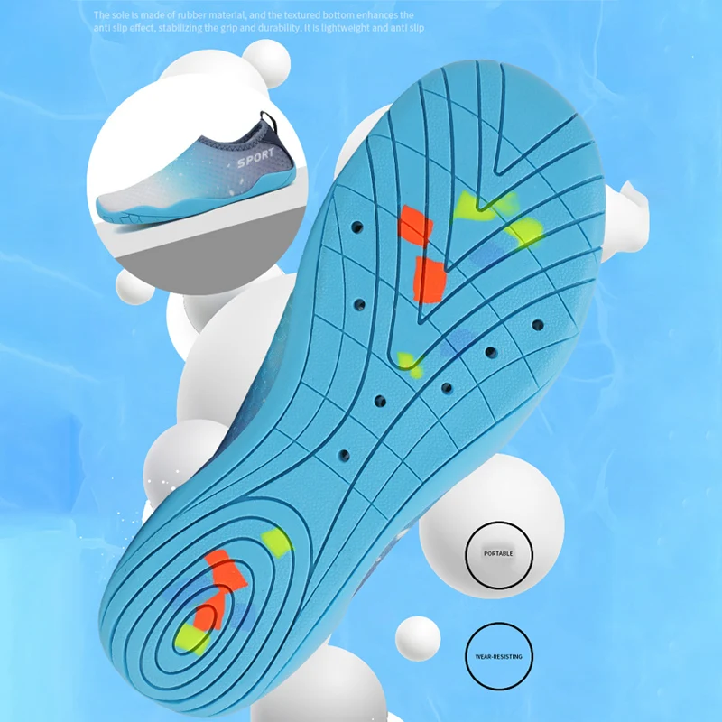 EOCENE – chaussures d'eau légères à séchage rapide pour hommes et femmes, baskets d'eau pieds nus pour la natation, la plage, la pataugeoire, le Fitness, les Sports de plein air