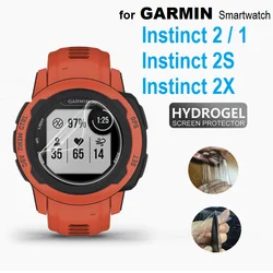 10PCS Soft TPU Hydrogel Protective Film for Garmin Instinct 2 / Instinct 2X / Instinct 2s Smart Watch Screen Protector