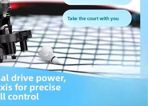 New Smart Badminton Serve Machine Portable and Compact Training Equipment