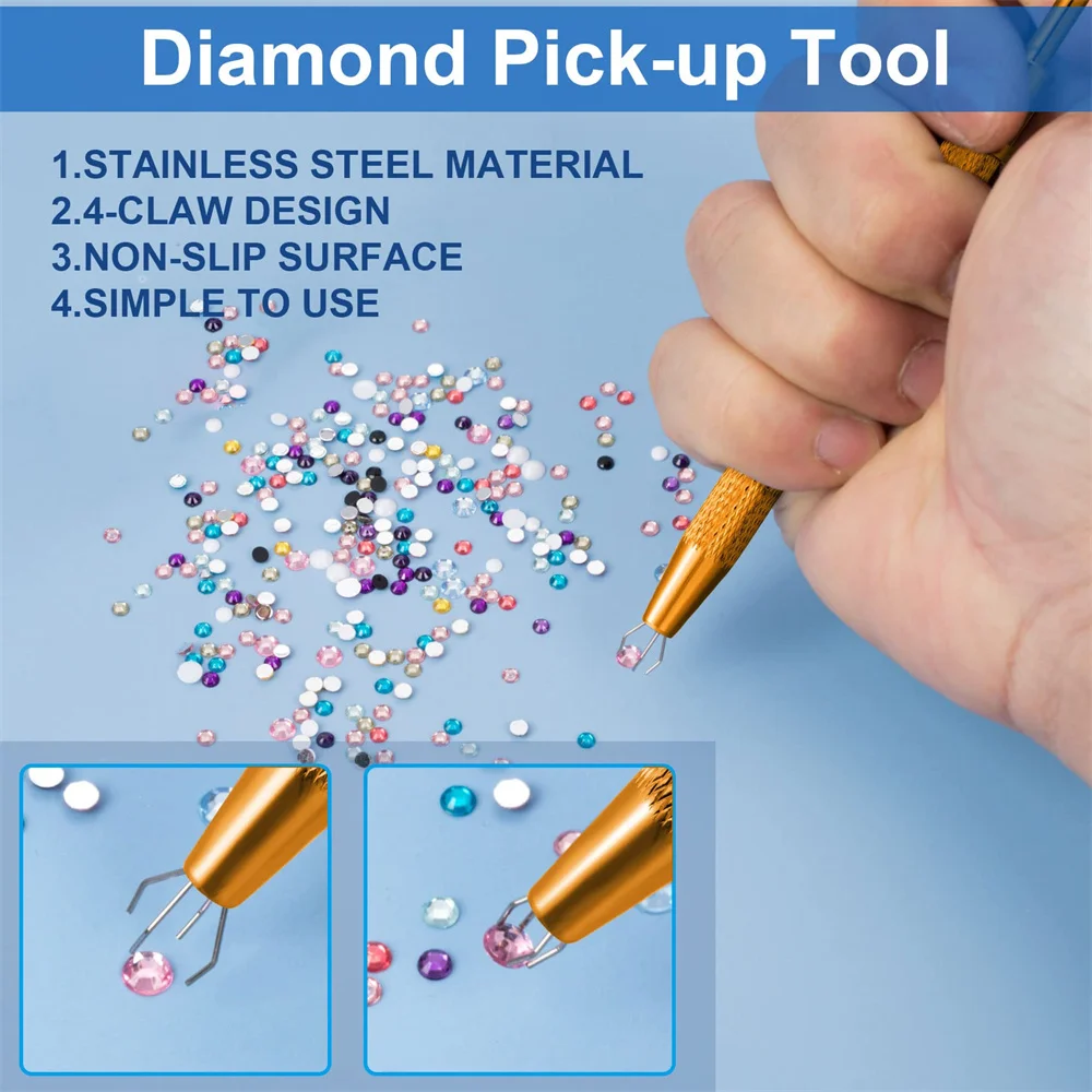 IC Chip Extractor อิเล็กทรอนิกส์ส่วนประกอบ Gripper Catcher สกรู Picker แหนบเครื่องหยิบโลหะ Grabber ซ่อมอุปกรณ์ทำมือ